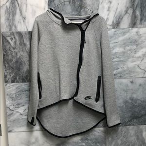 Nike poncho style zip up hoodie